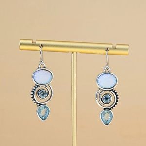 Water Drop Decor Drop Earrings